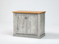Buffet - Bois MDF-Bois massif - 108x63x88 cm - Bois vieilli-Bois naturel - style rustique moderne