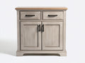Buffet - Bois MDF-Bois massif - 108x62x90 cm - Bois clair - style classique moderne